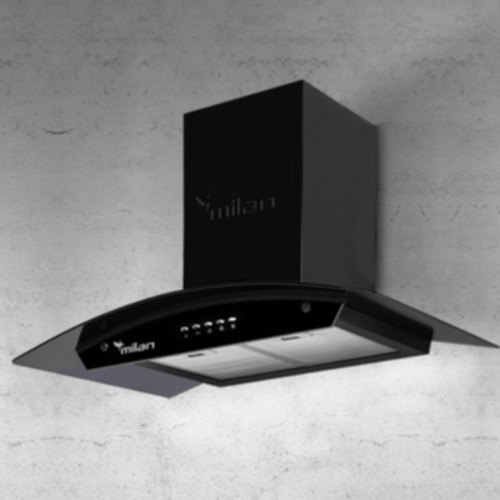 هود شومینه ای میلان مدل ونیز مشکی